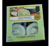 Yankee Candle Garden Hideaway Collection, Lime & Coriander, Tea Lights Rare