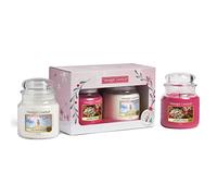 Yankee Candle 2 Piece Gift Set: Peppermint Pinwheels 411g - Snow Globe Wonderland 411g