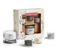 Yankee Candle 4 Piece Gift Set: Snow Globe Wonderland 121g - White Spruce Grap