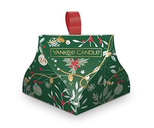 Yankee Candle Gift Set | 3 Scented Wax Melts in a Festive Ornament-Shaped Box with a bow | Countdown to Christmas Collection, One Size