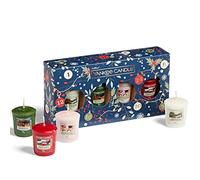 Yankee Candle Gift Set, 4 Scented Votive Candles, Countdown to Christmas Collection