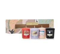Yankee Candle Gift Set, 4 Scented Votive Candles, Soy Blend Wax Mix, Perfect Gifts for Women