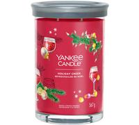 YANKEE CANDLE Holiday Cheer Large Signature Tumbler Jar Scented Candle NEW
