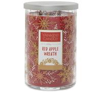 Yankee Candle Holiday Collection Tumbler Red Apple Wreath Two Wick