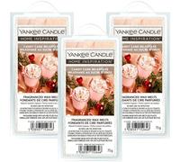 Yankee Candle Home Inspiration Candy Cane Milkshake Fragranced Wax Melts, 75g, 3 Pack