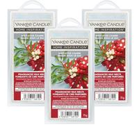 Yankee Candle Home Inspiration Mistletoe Charm Fragranced Wax Melts, 75g, Pack of 3