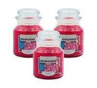 Yankee Candle Home Inspiration Pink Pine Pin Rose Scented Candles, 104g, Pack of 3