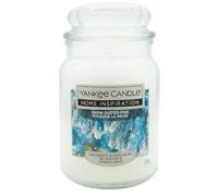 Yankee Candle Home Inspiration Snow Dusted Pine Scented Candle, 538g