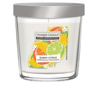 Yankee Candle Tumbler Glass Scented Home Room Fragrance Sunny Citrus 200g
