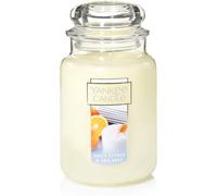 Yankee Candle Juicy Citrus & Sea Salt Scented Classic 22oz Large Jar Single Wick Candle Over 110 Hours of Burn Time