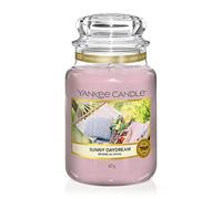 Yankee Candle Large Jar Candle, Sunny Daydream Scented Candle, Up to 150 Hours Burn Time, Garden Hideaway Collection, Wax, Sunny Daydream, Large Jar Candle