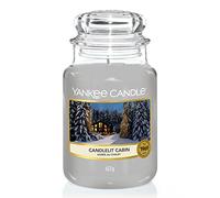 Yankee Candle Large Jar Scented Candle, Candlelit Cabin, Alpine Christmas Collection, Up to 150 Hours Burn Time