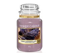 Yankee Candle Large Jar Scented Candle, Lavender & Oak, Burns up to 150 Hours, Wax