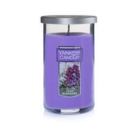 Yankee Candle Lilac Blossoms Scented Classic 12oz Medium Perfect Pillar Single Wick Candle Over 80 Hours of Burn Time