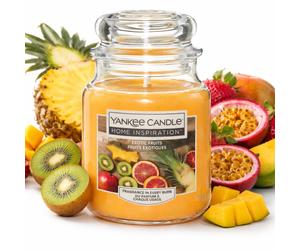 Yankee Candle Medium Scented Candle - Exotic Fruits