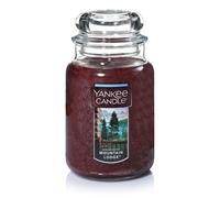 Yankee Candle Mountain Lodge Scented Classic 22oz Large Jar Single Wick Aromatherapy Candle Over 110 Hours of Burn Time Apothecary Jar Fall Candle