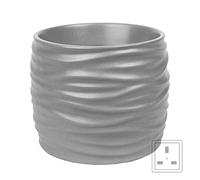 Yankee Candle Noah - Grey Scenterpiece Melt Cup Warmers, Plastic, Grey, 11.6 x 11.6 x 9.8 cm