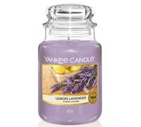 Yankee Candle Original Large Jar Scented Candle Lemon Lavender, 623G