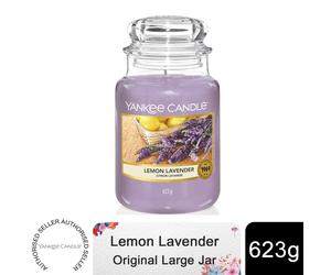 Yankee Candle Original Large Jar Scented Candle - Lemon Lavender, 623g
