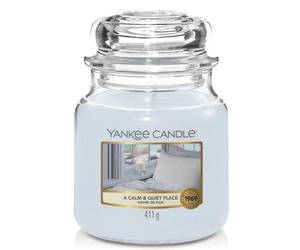 Yankee Candle Original Medium Jar Scented Candle - A Calm & Quiet Place, 411G