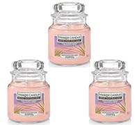 Yankee Candle Pink Island Sunset Scented Candle Peaceful & Warm 104g (Set Of 3)