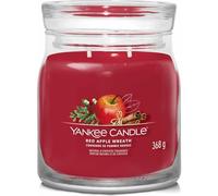 Yankee Candle Signature Medium Jar Red Apple Wreath Scent Christmas Xmas Festive