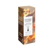 Yankee Candle Reed Diffuser | Amber & Sandalwood | for Small to Medium Spaces | Up to 10 Weeks of Fragrance