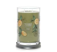 Yankee Candle Sage & Citrus Scented Signature 20oz Large Tumbler 2-Wick Candle Long-lasting and Clean Burn Over 60 Hours of Burn Time