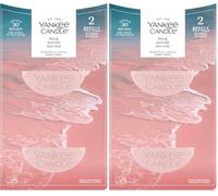 Yankee Candle Scent Plug Refill | Pink Sands | for Small to Medium Spaces | Long-Lasting Fragrance (Pack of 2)