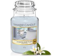 Yankee Candle A Calm and Quiet Place Jar, Grey, 10.7 x 10.7 x 16.8 cm