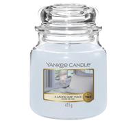Yankee Candle Scented Candle | A Calm & Quiet Place Medium Jar Candle| Long Burning Candles: up to 75 Hours | Gifts for Women