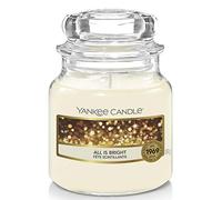 Yankee Candle Scented Candle | All is Bright Small Jar Candle | Burn Time: Up to 30 Hours