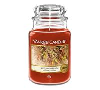 Yankee Candle Scented Candle | Autumn Wreath Large Jar | Long Burning Candles: up to 150 Hours | Perfect Gifts for Women