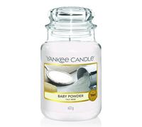 Yankee Candle Scented Large Jar Baby Powder 110-150 Hours 567g 10.7cm x 16.8cm