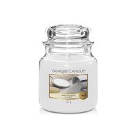 Yankee Candle Scented Candle, Baby Powder Medium Jar Candle, White