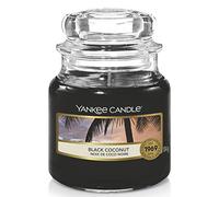 Yankee Candle Scented Candle | Black Coconut Small Jar Candle | Burn Time: Up to 30 Hours
