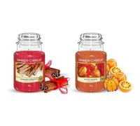 Yankee Candle Scented Candle Bundle Spiced Orange Sparkling Cinnamon Up