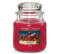 Yankee Candle Scented Medium Jar Christmas Eve 65-75 Hours 411g 10.7cm x 12.7cm