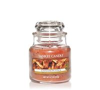 Yankee Candle Scented Candle | Cinnamon Stick Small Jar Candle | Burn Time: Up to 30 Hours