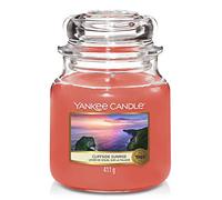 Yankee Candle Scented Candle | Cliffside Sunrise Medium Jar Candle| Burn Time: up to 75 Hours (1630399E)