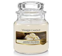 Yankee Candle Scented Candle, Coconut Rice Cream Small Jar Candle, Burn Time: up to 30 Hours
