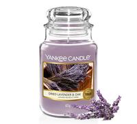 Yankee Candle Scented Candle | Dried Lavender & Oak Large Jar | Long Burning Candles: up to 150 Hours | Perfect Gifts for Women