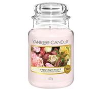 Yankee Candle Scented Candle | Fresh Cut Roses Large Jar | Long Burning Candles: up to 150 Hours | Perfect Gifts for Women