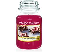 YANKEE CANDLE Scented Candle | Frosty Gingerbread Large Jar | Burn...