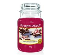 Yankee Candle Scented Candle | Frosty Gingerbread Large Jar Candle | Burn Time: up to 150 Hours