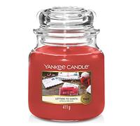 Yankee Candle Scented Candle, Letters to Santa Medium Jar Candle, Burn Time: up to 75 Hours