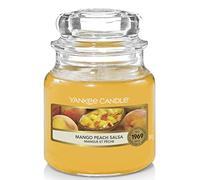 Yankee Candle Scented Candle | Mango Peach Salsa Small Jar Candle | Burn Time: Up to 30 Hours