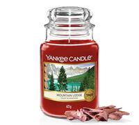Yankee Candle Scented Candle | Mountain Lodge Large Jar | Long Burning Candles: up to 150 Hours | Perfect Gifts for Women