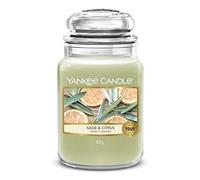 Yankee Candle Scented Candle | Sage & Citrus Large Jar | Long Burning Candles: up to 150 Hours | Perfect Gifts for Women