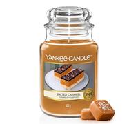 Yankee Candle Scented Candle | Salted Caramel Large Jar | Long Burning Candles: up to 150 Hours | Perfect Gifts for Women
